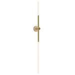 Bianca Linear Wall Light - Brass / White
