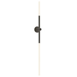 Bianca Linear Wall Light - Matte Black Silk Lacquered / White