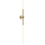 Bianca Linear Wall Light - Brass / White