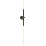 Bianca Linear Wall Light - Matte Black Silk Lacquered / White