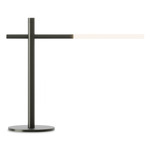 Bianca Table Lamp - Matte Black Silk Lacquered / White
