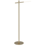 Bianca Floor Lamp - Brass / White