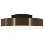 Discus Ceiling Light - Matte Black / Brushed Bronze-Nickel