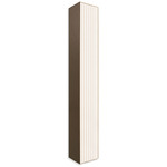 Stick Wall Light - Brushed Bronze Nickel / Clear Ribbed