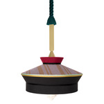 Calypso Martinique Outdoor Pendant - Matte Gold / Black Multi