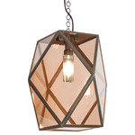 Muse Outdoor Pendant - Bronze Lacquered / Amber