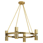 Cerelia Chandelier - Aged Brass