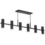 Cerelia Linear Chandelier - Matte Black