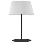 Gretchen Table Lamp - Matte Black / White