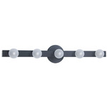 Raleigh Bathroom Vanity Light - Matte Black / White