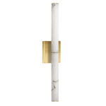Reuben Wall Sconce - Aged Brass / Alabaster