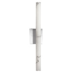 Reuben Wall Sconce - Polished Chrome / Alabaster