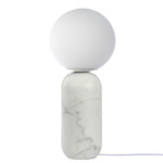 Tierra Table Lamp - Alabaster / White