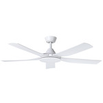 Swiftsure Ceiling Fan - White / White
