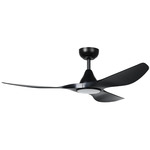 Surfline Ceiling Fan - Black / Black