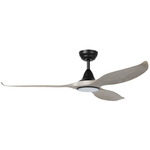 Tirol Ceiling Fan with Color-Select Light - Black / Driftwood / Driftwood