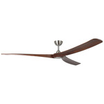 Williwaw Ceiling Fan - Brushed Nickel / Acacia / Acacia