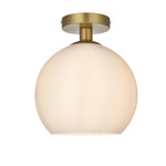 Baxter Ceiling Light - Satin Gold / Frosted White