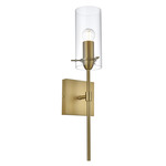 Elsreth Wall Sconce - Satin Gold / Clear