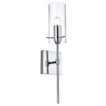 Elsreth Wall Sconce - Chrome / Clear
