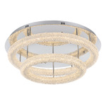 Bowen Double Ceiling Light - Chrome