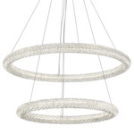Bowen 2-Tier Chandelier - Chrome