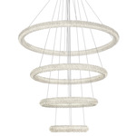 Bowen 4-Tier Chandelier - Satin Gold