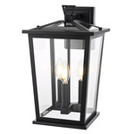 Cayman Outdoor Wall Sconce - Black