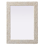 Marlowe Rectangular Mirror - Linen White