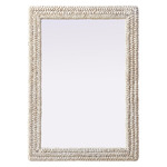 Marlowe Rectangular Mirror - Linen White