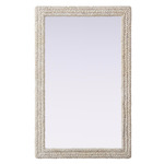 Marlowe Rectangular Mirror - Linen White