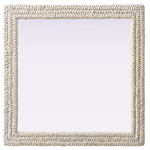 Marlowe Square Mirror - Linen White