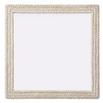 Marlowe Square Mirror - Linen White