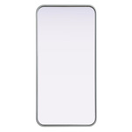 Remy Rectangular Mirror - Silver