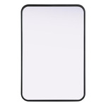 Remy Rectangular Mirror - Black