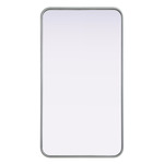 Remy Rectangular Mirror - Silver