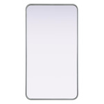 Remy Rectangular Mirror - Silver