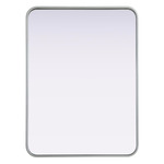 Remy Rectangular Mirror - Silver