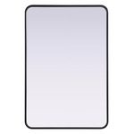 Remy Rectangular Mirror - Black
