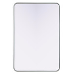 Remy Rectangular Mirror - Silver