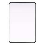 Remy Rectangular Mirror - Black