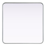 Remy Square Mirror - Silver