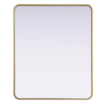 Remy Rectangular Mirror - Brass