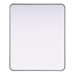 Remy Rectangular Mirror - Silver