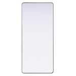 Remy Rectangular Mirror - Silver