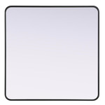 Remy Square Mirror - Black