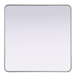 Remy Square Mirror - Silver