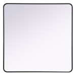 Remy Square Mirror - Black