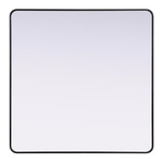 Remy Square Mirror - Black