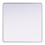 Remy Square Mirror - Silver